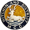 Hitchin & DMCC motorcycle club badge from Jean-Francois Helias