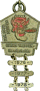 Hitjes motorcycle rally badge from Hans Veenendaal