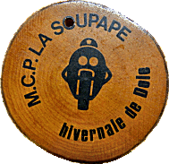 Hivernale De Dole motorcycle rally badge from Jean-Francois Helias