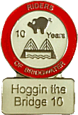 Hoggin The Bridge motorcycle rally badge from Jean-Francois Helias
