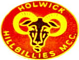 Holwick Hillbillies MCC motorcycle club badge from Jean-Francois Helias