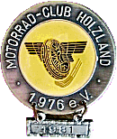 Holzland motorcycle rally badge from Jean-Francois Helias
