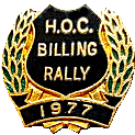 Honda motorcycle rally badge from Jean-Francois Helias