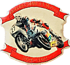 Honda motorcycle race badge from Jean-Francois Helias