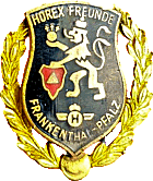 Horex Freunde Frankenthal motorcycle rally badge from Jean-Francois Helias