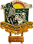 Horizon motorcycle rally badge from Jean-Francois Helias