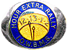 Hour Extra motorcycle rally badge from Jean-Francois Helias
