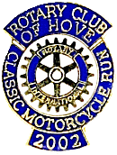Hove motorcycle run badge from Jean-Francois Helias