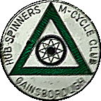 Hub Spinners motorcycle club badge
