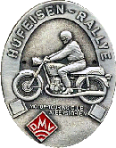 Hufeisen motorcycle rally badge from Les Hobbs