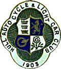 Hull AC&LCC motorcycle club badge from Jean-Francois Helias
