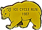 Ice Cycle motorcycle run badge from Jean-Francois Helias