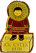Ice Cycle motorcycle run badge from Jean-Francois Helias