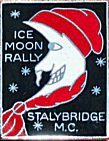 Ice Moon motorcycle rally badge