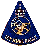 Icy Knee motorcycle rally badge from Jean-Francois Helias
