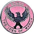 Ides Of March motorcycle rally badge from Johnny Croxson