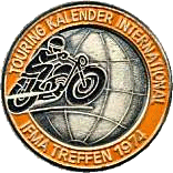 IFMA motorcycle rally badge from Les Hobbs