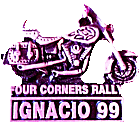 Ignacio motorcycle rally badge from Jean-Francois Helias