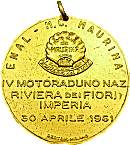 Imperia motorcycle rally badge from Jean-Francois Helias