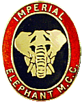 Imperial Elephant MCC motorcycle club badge from Jean-Francois Helias