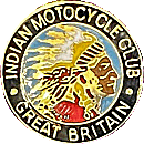 Indian MCGB motorcycle club badge from Jean-Francois Helias