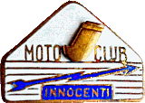 Innocenti motorcycle club badge from Jean-Francois Helias