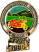 Interessengemeinschaft motorcycle rally badge from Jean-Francois Helias