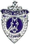 Iron Horse motorcycle rally badge from Jan Heiland