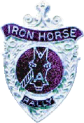 Iron Horse motorcycle rally badge from Graham Mills