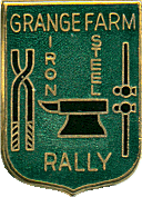 Iron And Steel motorcycle rally badge from Dave Cooper