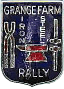 Iron And Steel motorcycle rally badge from Ted Trett