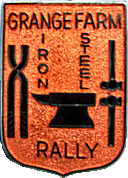 Iron And Steel motorcycle rally badge from Tony Graves