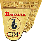 ISDT CSR motorcycle race badge from Jean-Francois Helias