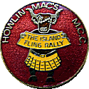 Island Fling motorcycle rally badge