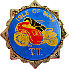 Isle of Man motorcycle race badge from Jean-Francois Helias