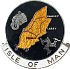 Isle of Man motorcycle race badge from Jean-Francois Helias