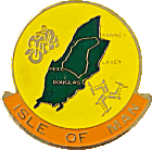 Isle of Man motorcycle race badge from Jean-Francois Helias