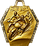 Italo Palli motorcycle rally badge from Jean-Francois Helias