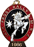 Jack Frost motorcycle rally badge from Jean-Francois Helias