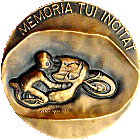 Jarno Saarinen Memorial motorcycle race badge from Jean-Francois Helias