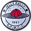 Jelly motorcycle rally badge from Jean-Francois Helias