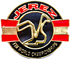 Jerez motorcycle race badge from Jean-Francois Helias