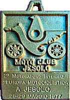 Jesolo motorcycle rally badge from Jean-Francois Helias