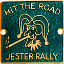 Jester motorcycle rally badge from Jean-Francois Helias