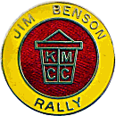 Jim Benson motorcycle rally badge from Jean-Francois Helias