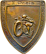 Joachimsthal motorcycle rally badge from Jean-Francois Helias