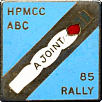 Joint motorcycle rally badge from Lee Oversby