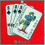 Jokers Of The Pack motorcycle rally badge from Mike Hull