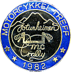 Jotunheimen motorcycle rally badge from Jean-Francois Helias