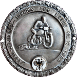 Jubilaums motorcycle rally badge from Jean-Francois Helias